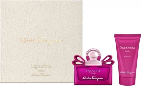 Picture of Salvatore Ferragamo Zestaw Salvatore Ferragamo Signorina Ribelle woda perfumowana 30ml + balsam do ciala 50ml