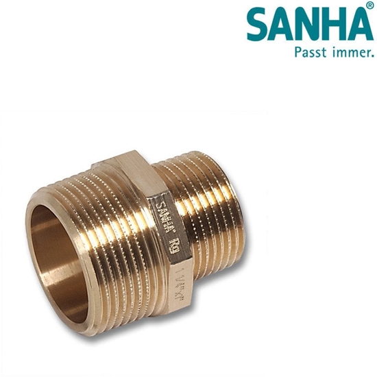 Picture of SANHA Nypel mosiny redukcyjny GZxGZ 3/4x3/8 [10/300]