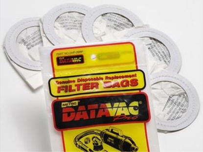 Picture of Secomp Staubsaugerfiltertüten für DATAVAC PRO SERIE VACUUM, Elektrischer Staubsauger und Luftdruckreiniger
