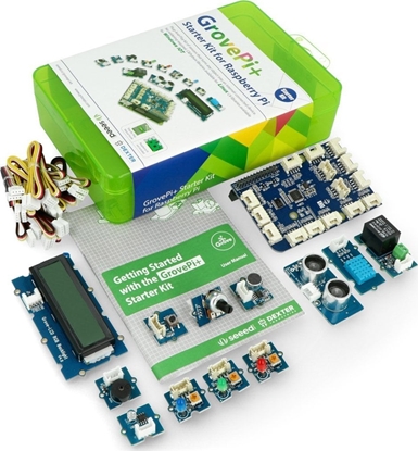 Attēls no Seeedstudio Grove Pi+ Plus StarterKit dla Raspberry Pi 4B/3B+/3B/2B}