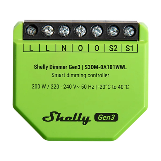 Picture of Shelly Dimmer Gen3 WiFi Light Controller