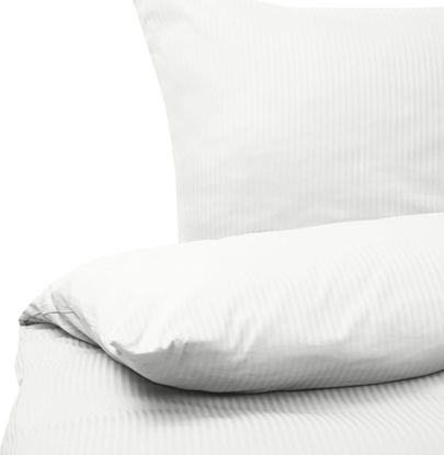 Picture of Shumee Komplet pocieli bawenianej satynowej 155 x 220 cm biay AVONDALE