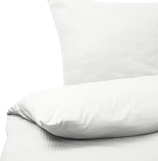 Picture of Shumee Komplet pocieli bawenianej satynowej 155 x 220 cm biay AVONDALE