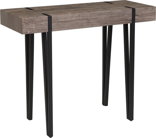 Picture of Shumee Konsola ciemne drewno z czarnym ADENA