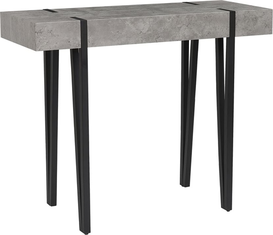 Picture of Shumee Konsola efekt betonu z czarnym ADENA