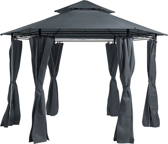 Picture of Shumee Pawilon ogrodowy 350 cm ciemnoszary PORTEL