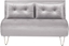 Picture of Shumee Sofa welurowa rozkadana 2-osobowa szara VESTFOLD