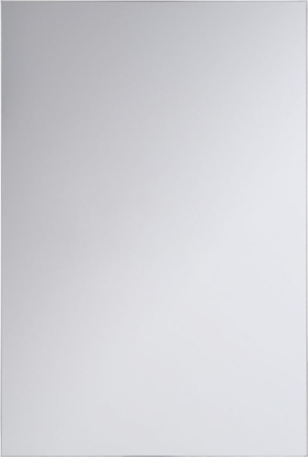 Изображение Shumee Szafka azienkowa wiszca z lustrem 40 x 60 cm biaa PRIMAVERA