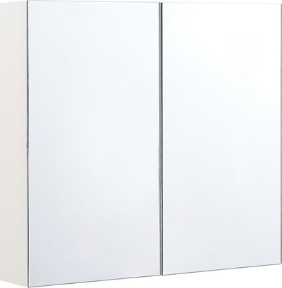 Изображение Shumee Szafka azienkowa wiszca z lustrem 80 x 70 cm NAVARRA