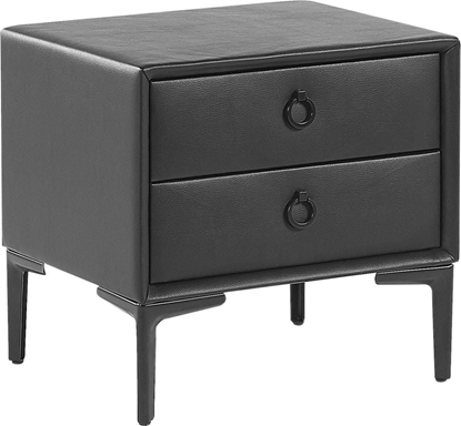 Attēls no Shumee Szafka nocna czarna SEZANNE