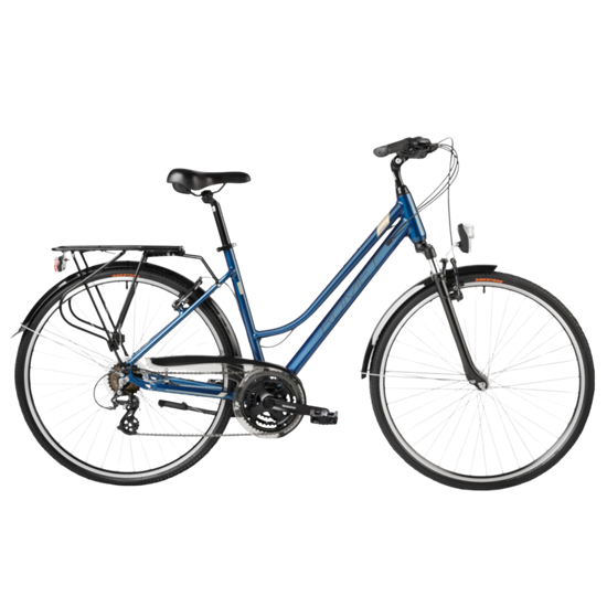 Изображение Sieviešu hibrīdvelosipēds ROMET Gazela 0, tirkīza-zelts (L)