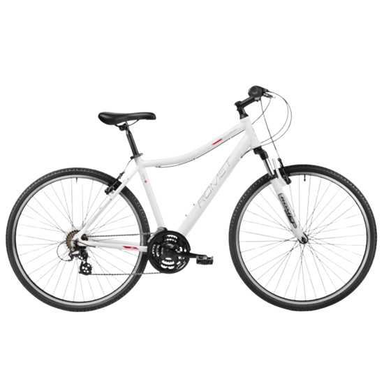 Изображение Sieviešu velosipēds ROMET Orkan D, balts-violets (S)