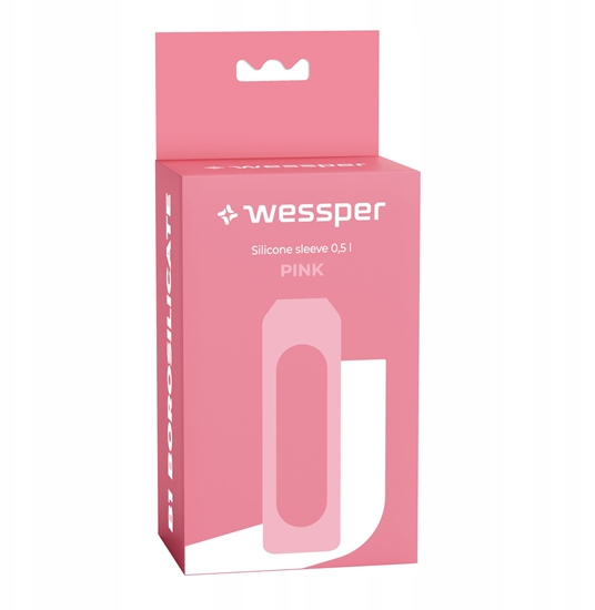 Изображение Silikonowa nakadka dla WE260 500ml Wessper B1 Borosilicate Pink (SS-PK-WES260-500-NEW)