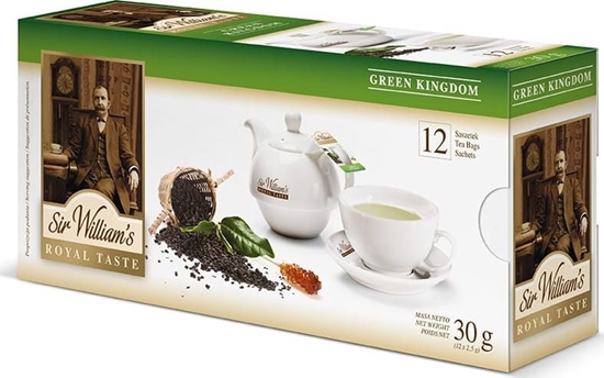 Изображение Sir Williams Herbata Royal Taste Green Kingdom 12 torebek