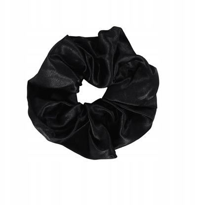 Picture of SISTER YOUNG_Lilu satynowa gumka do wosów scrunchie Black