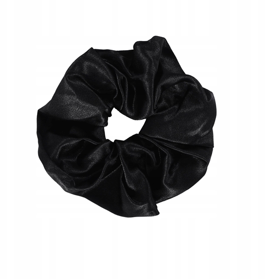 Picture of SISTER YOUNG_Lilu satynowa gumka do wosów scrunchie Black