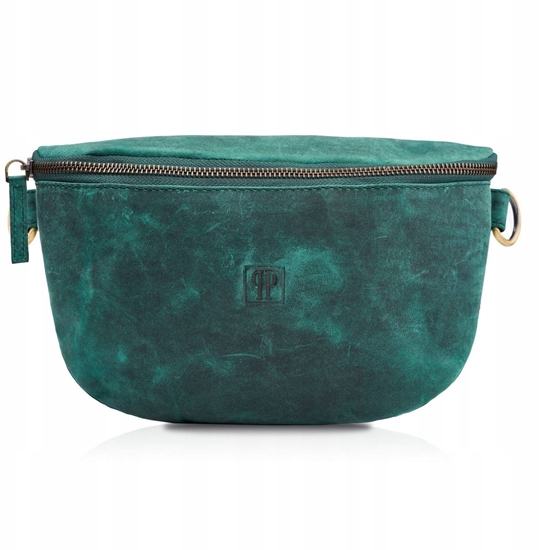 Picture of Skórzana saszetka na pas vintage Paolo Peruzzi T-36-GR