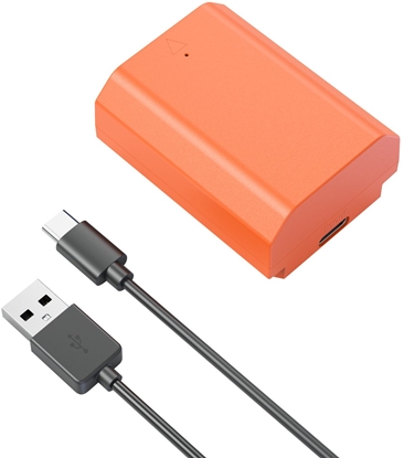 Изображение SmallRig 4969 NP-FZ100 USB-C Rechargeable Camera Battery - Orange
