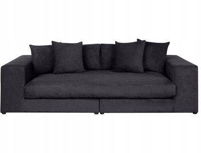 Изображение Sofa 3-osobowa czarna GLORVIKA