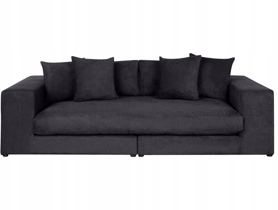 Изображение Sofa 3-osobowa czarna GLORVIKA