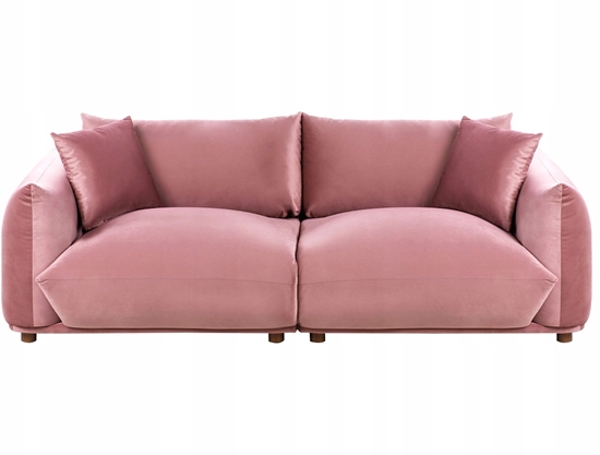 Picture of Sofa dla 3 osób LUVOS Welur Róowy