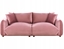 Picture of Sofa dla 3 osób LUVOS Welur Róowy