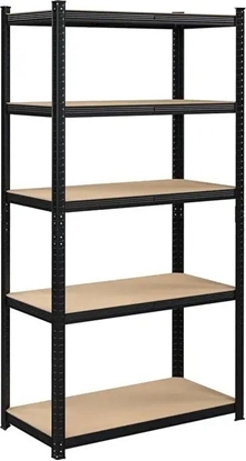 Picture of Songmics Rega 5-poziomowy, Rega Stalowy Do Przechowywania, Monta Bez Uycia Narzdzi, Do Garau, Szopy, Nono 600 Kg, 50 X 100 X 200