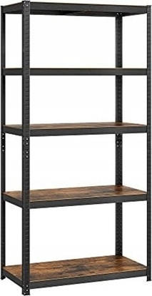 Изображение Songmics Rega, 40 X 90 X 180 Cm, 875 Kg Nono (175 Kg Na Pók), Przemysowy, Regulowane Póki Do Przechowywania, Do Salonu, Kuchni, G