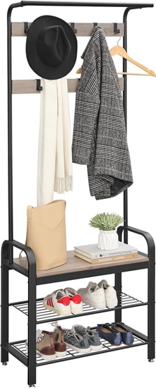 Picture of Songmics Wieszak na ubrania póka na buty LOFT