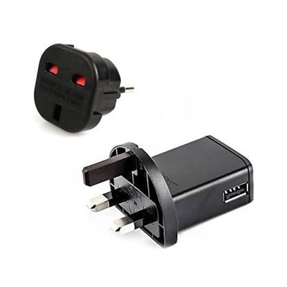 Attēls no Sony Ericsson EP800 tikla lādētājs UK+EU adapteris oriģināls (lietots B klases)