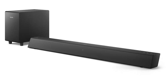 Picture of Soundbar Philips TAB5305/10, 2.1 channels, 70 W, 30 W, Wireless, 40 W, Black