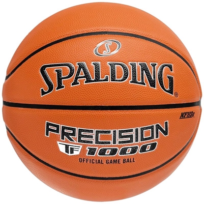 Attēls no Spalding Precision TF-1000 FIBA ​​bumba ar logotipu, 77526Z