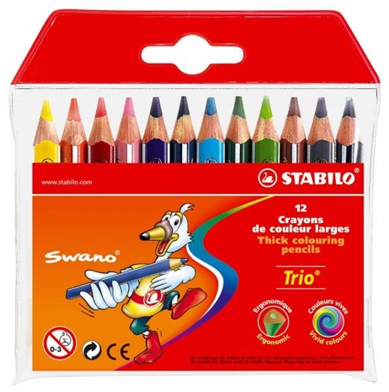 Picture of STABILO Trio, Multicolour, Czech Republic, 4.2 mm, 10 mm, 127 mm, 117 mm