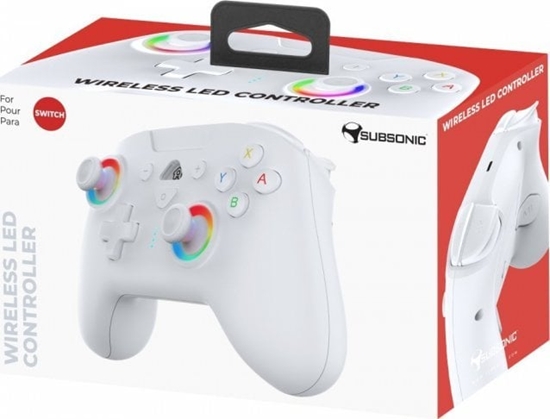 Picture of Subsonic Wireless Led Controller White - Nintendo Switch SA56332