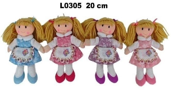 Picture of Sun-Day Lalka szmacianka 20cm 4 wzory 156457 MIX cena za 1 szt