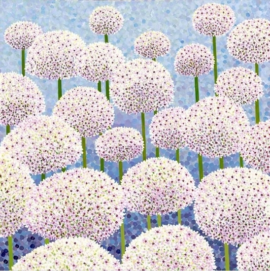 Picture of Susan Entwistle Karnet z kopert Srebrny czosnek