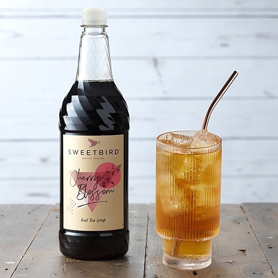 Picture of Sweetbird Iced tea syrup Cherry Blossom, 1 l