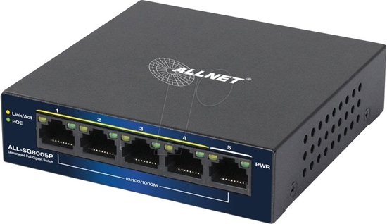 Picture of Switch Allnet 5P ALLNET ALL-SG8005P POE