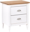 Picture of Szafka nocna 2 szuflady SHILLINGTON Drewno sosnowe Brzowy/ biay
