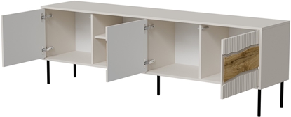 Изображение Szafka RTV INSERTO 3D1W 190x40x61,5 kaszmir + LED