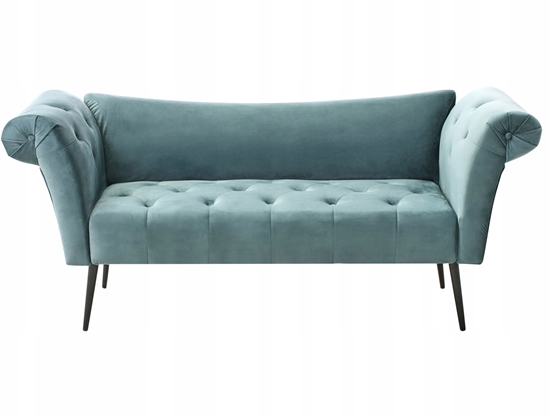 Picture of Szezlong NANTILLY Welur Lazurowy