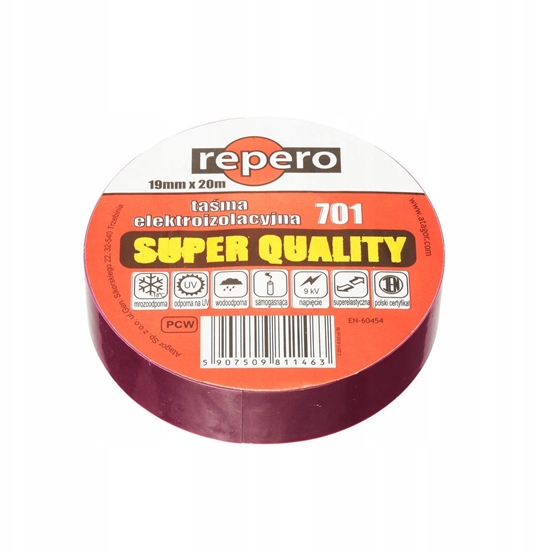 Picture of TAMA IZOLACYJNA REPERO 701 FIOLETOWA 19MMX20M