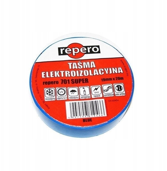 Picture of TAMA IZOLACYJNA REPERO 701 NIEBIESKA 19MMX20M