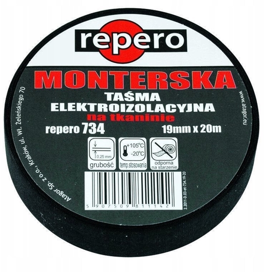 Picture of TAMA REPERO 734 MONTERSKA PARCIANA 19MMX25M