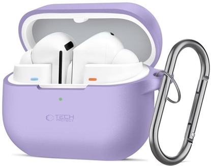 Attēls no TECH-PROTECT SILICONE HOOK SAMSUNG GALAXY BUDS 3 / 3 FE / 3 PRO LAVENDER