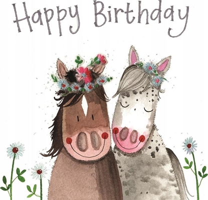 Attēls no Teka Karnet Urodziny S381 U¶miechnite konie