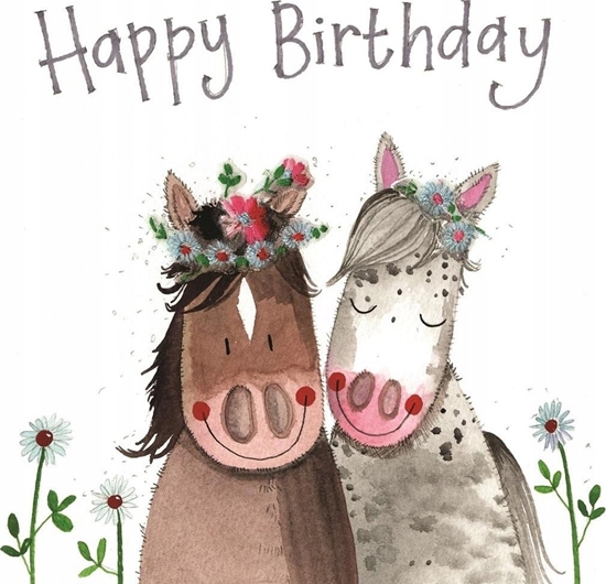 Picture of Teka Karnet Urodziny S381 U¶miechnite konie