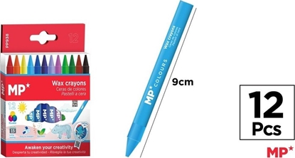 Attēls no Teka Kredki woskowe 12 kolorów