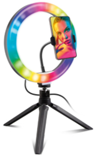 Изображение Telefona statīvs SBS 25cm Multicolour LED light