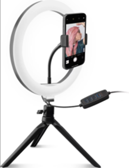 Изображение Telefona statīvs SBS Tripod 20cm LED Ring Light